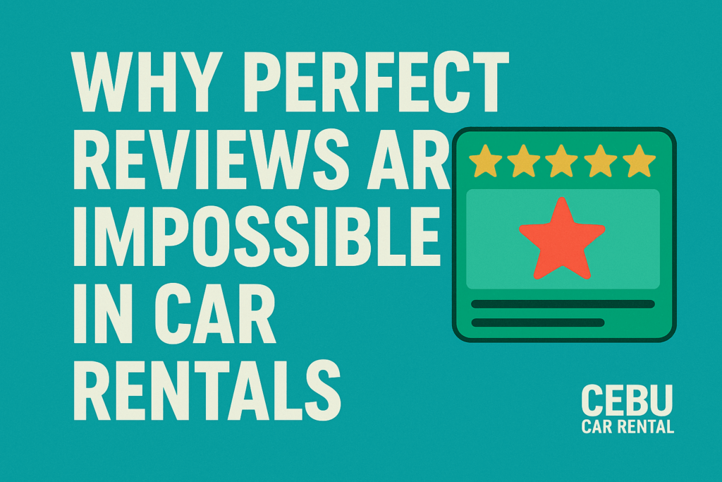 Why Perfect Reviews Are Impossible in Car Rentals - Cebu Car Rental